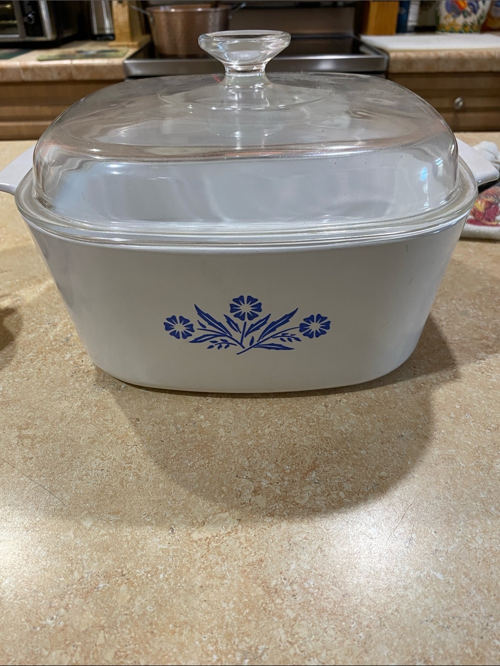 Corning Ware Corelle Blue Cornflower 5 Liter QT Dutch Oven A-5-B Pyrex A-12-C